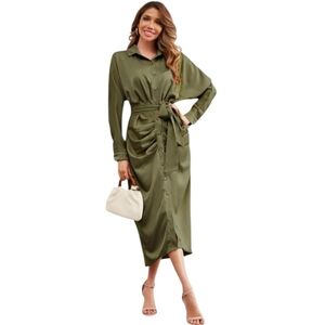 Women's BTFBM Green Long Sleeve Dress Sz Small